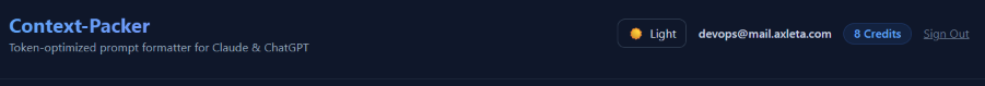 Header Interface Navigation